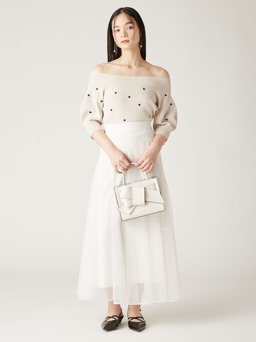 FRAY I.D「【ルエル】リボンミドルバッグ」|ハンドバッグ|