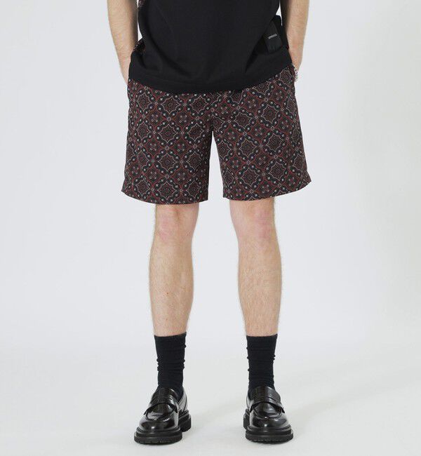  「オーナメントプリントショーツ」|その他|ブラック