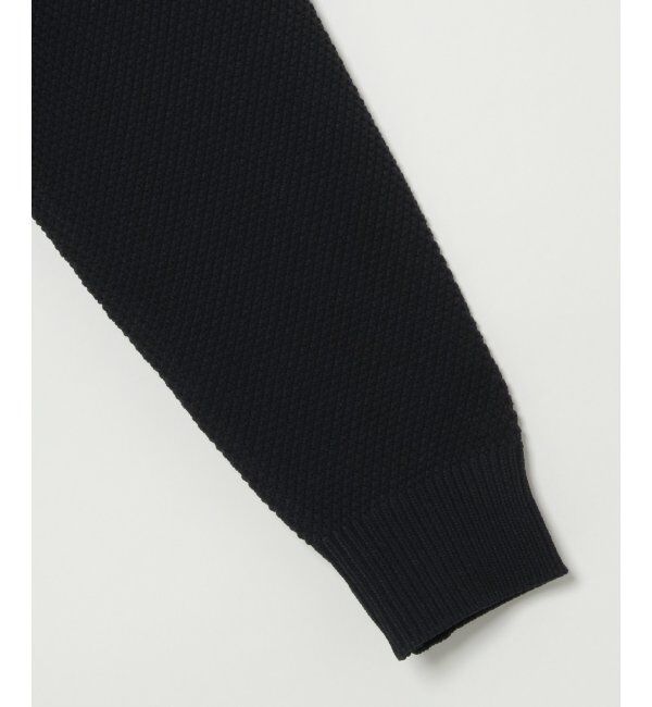 ikka「ラクカルニット鹿の子クルーネック」|プルオーバー|