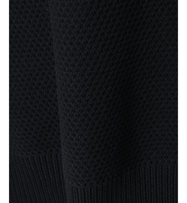 ikka「ラクカルニット鹿の子クルーネック」|プルオーバー|