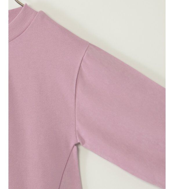 ikka kids「布帛ドッキング裏毛チュニック（120~160cm）」|Tシャツ・カットソー|