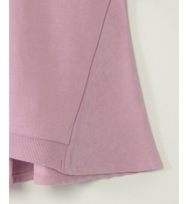 ikka kids「布帛ドッキング裏毛チュニック（120~160cm）」|Tシャツ・カットソー|