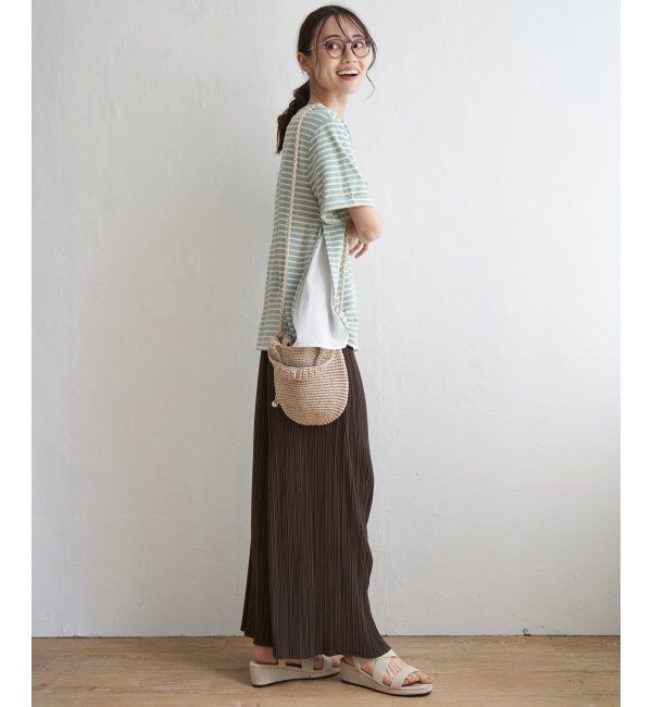 ikka「冷感サイド切替ボーダーPO」|その他|