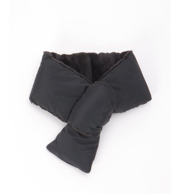 ikka「中綿マフラー」|マフラー|ブラック