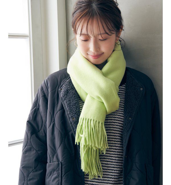 ikka「カシミヤタッチカラーマフラー」|マフラー|