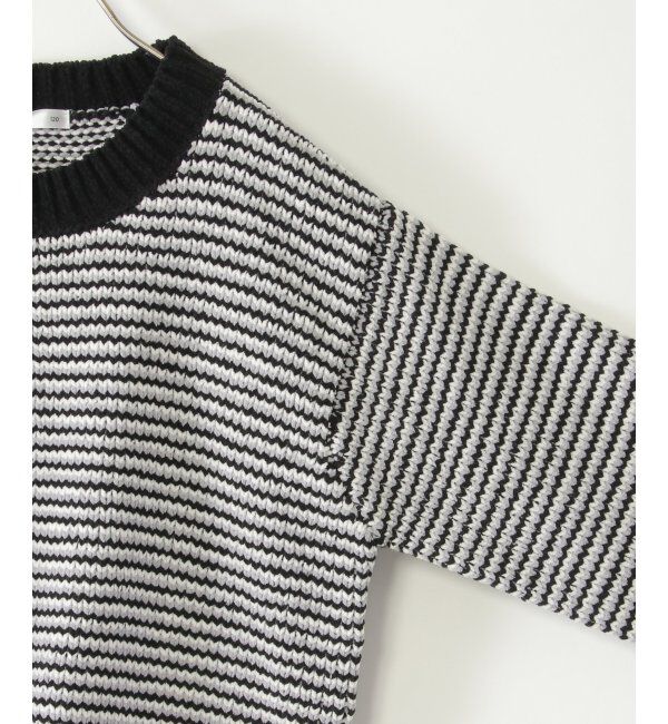 ikka kids「【親子おそろい】モールボーダーニットプルオーバー（120~160cm）」|その他|