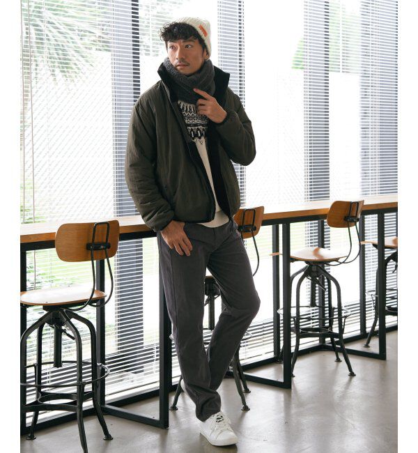 ikka「リバーシブルナイロンフリースブルゾン」|ブルゾン・スタジャン|