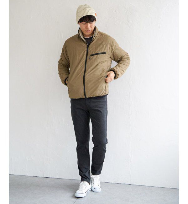 ikka「リバーシブルナイロンフリースブルゾン」|ブルゾン・スタジャン|
