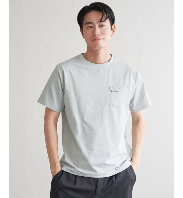 ikka「速乾COOLポケットプリントTシャツ」|Tシャツ・カットソー|