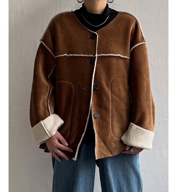 Lbc with Life「コーデュロイリバーシブルジャケット」|ブルゾン・スタジャン|