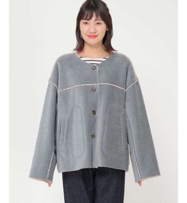 Lbc with Life「コーデュロイリバーシブルジャケット」|ブルゾン・スタジャン|