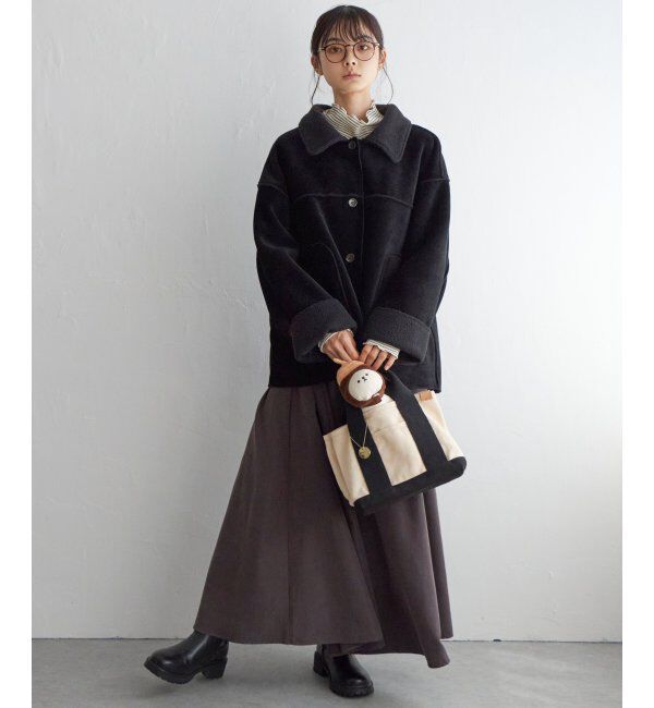 Lbc with Life「ボアコーデュロイリバエリツキＪＫ」|ブルゾン・スタジャン|