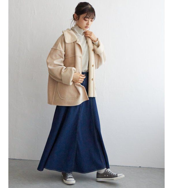 Lbc with Life「ボアコーデュロイリバエリツキＪＫ」|ブルゾン・スタジャン|