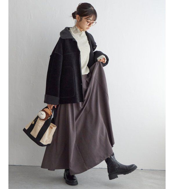 Lbc with Life「ボアコーデュロイリバエリツキＪＫ」|ブルゾン・スタジャン|