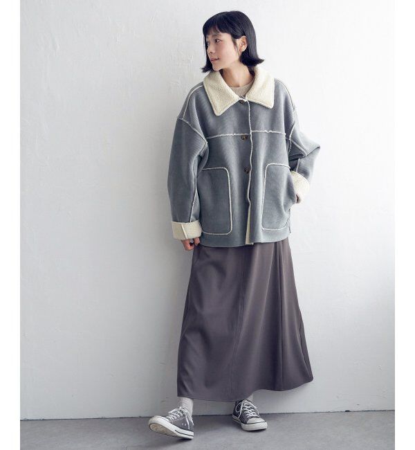 Lbc with Life「ボアコーデュロイリバエリツキＪＫ」|ブルゾン・スタジャン|