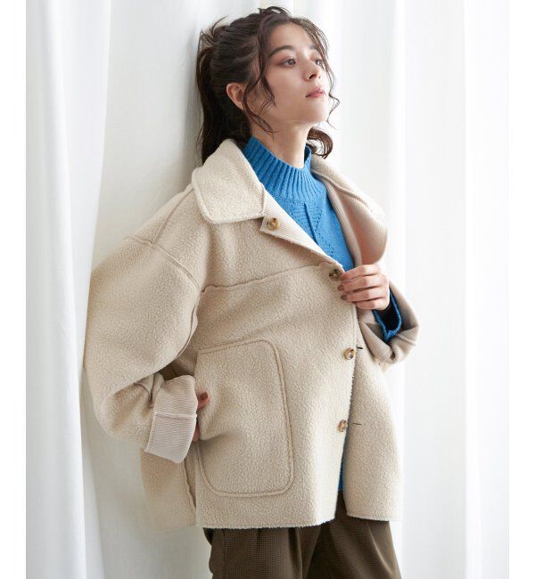 Lbc with Life「ボアコーデュロイリバエリツキＪＫ」|ブルゾン・スタジャン|