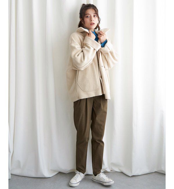 Lbc with Life「ボアコーデュロイリバエリツキＪＫ」|ブルゾン・スタジャン|