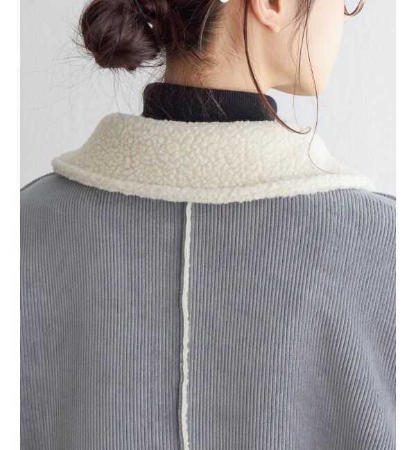 Lbc with Life「ボアコーデュロイリバエリツキＪＫ」|ブルゾン・スタジャン|