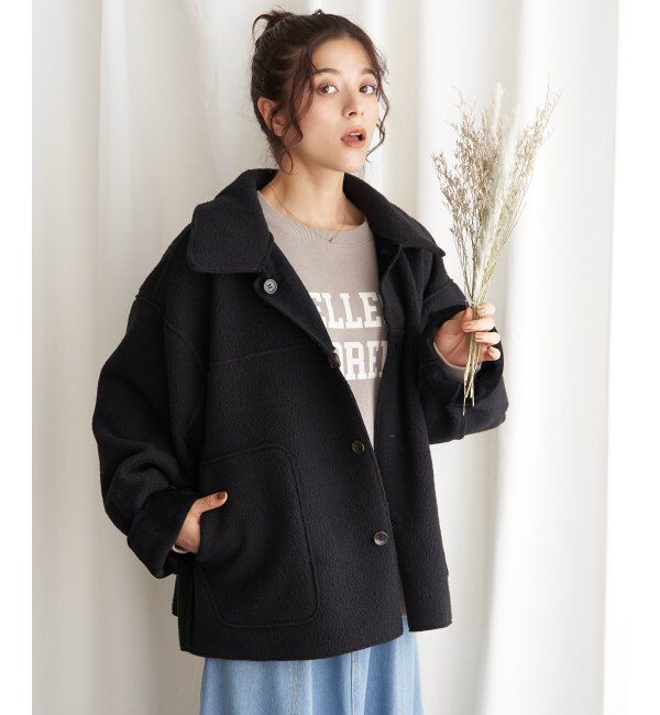 Lbc with Life「ボアコーデュロイリバエリツキＪＫ」|ブルゾン・スタジャン|