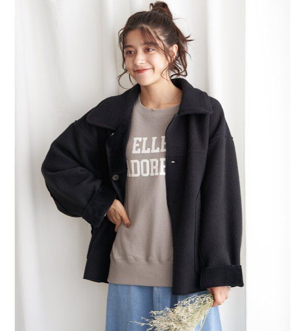 Lbc with Life「ボアコーデュロイリバエリツキＪＫ」|ブルゾン・スタジャン|