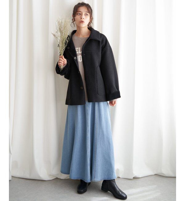 Lbc with Life「ボアコーデュロイリバエリツキＪＫ」|ブルゾン・スタジャン|