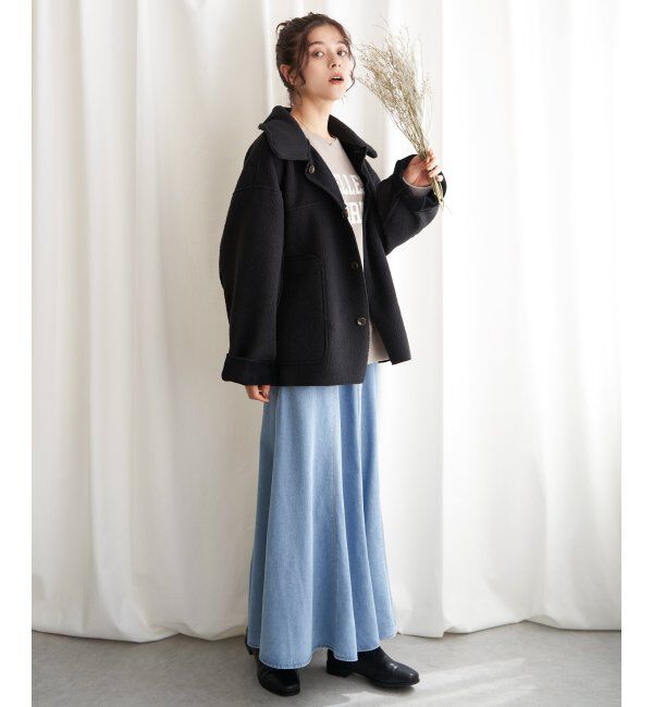 Lbc with Life「ボアコーデュロイリバエリツキＪＫ」|ブルゾン・スタジャン|