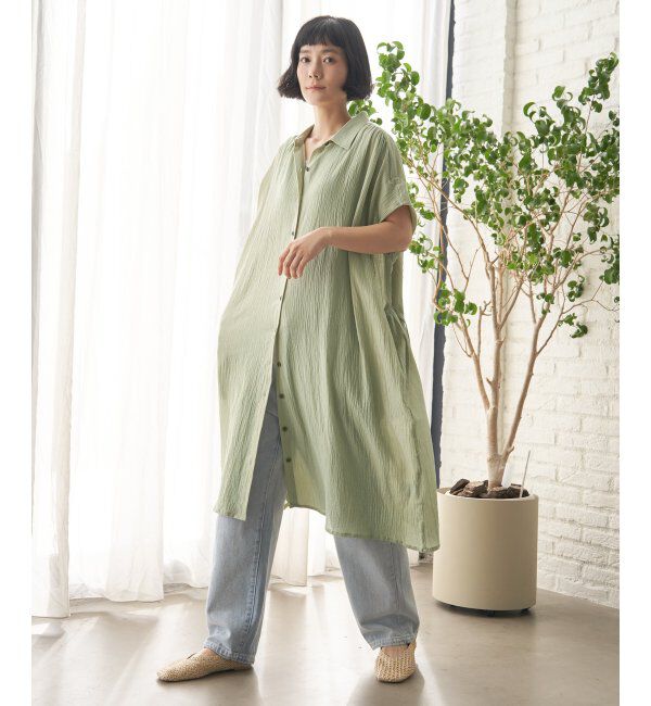 Lbc with Life「エアリーフレンチギャザーワンピース」|ワンピース|