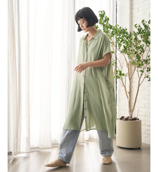 Lbc with Life「エアリーフレンチギャザーワンピース」|ワンピース|