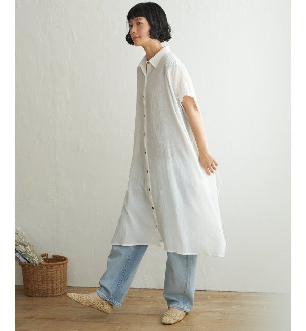 Lbc with Life「エアリーフレンチギャザーワンピース」|ワンピース|