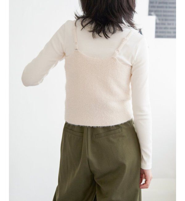 VENCE share style「ツイストニットビスチェ」|タンクトップ|