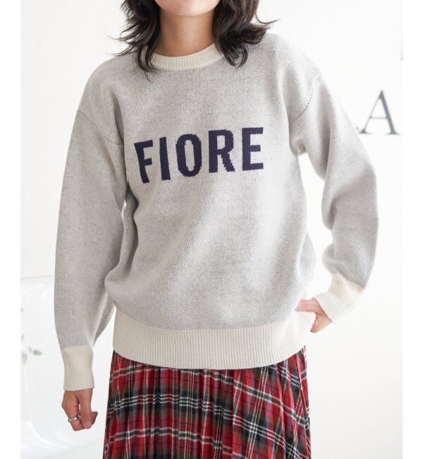 VENCE share style「FIOREロゴジャガードニット」|ニット・セーター|
