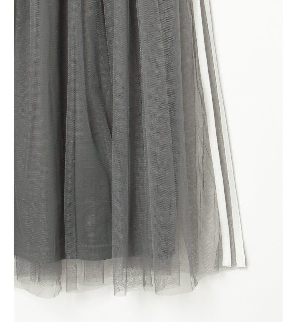 VENCE share style「サイドラインチュールスカート」|スカート|