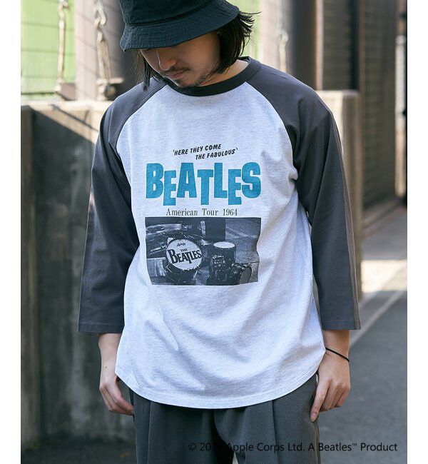 VENCE share style「THE BEATLES ザ ビートルズ フォトラグランロンＴ」|Tシャツ・カットソー|チェック