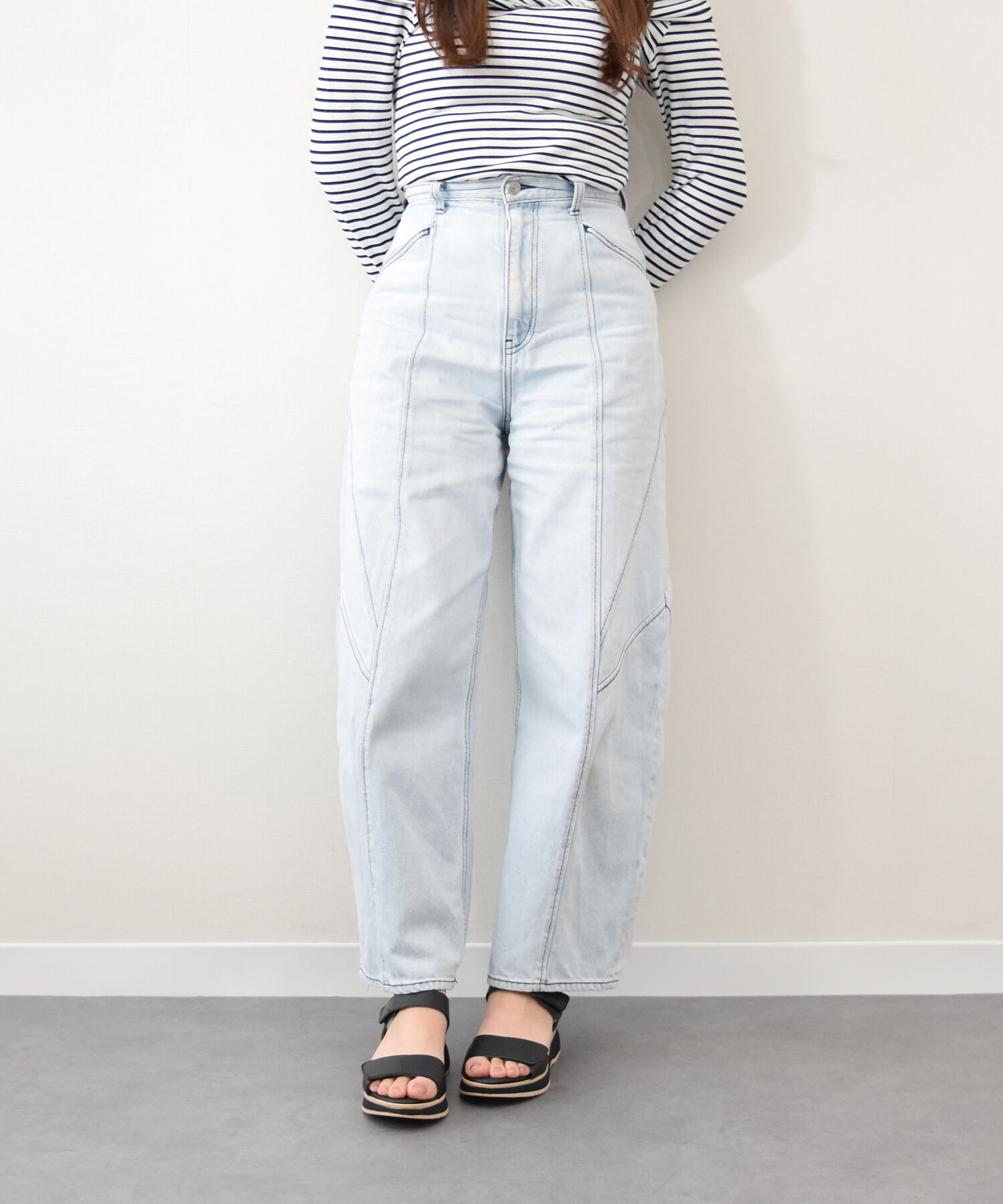 IMPORT SELECT「【Oh my Sandals】ベルクロローヒールサンダル(E52500)」|サンダル|