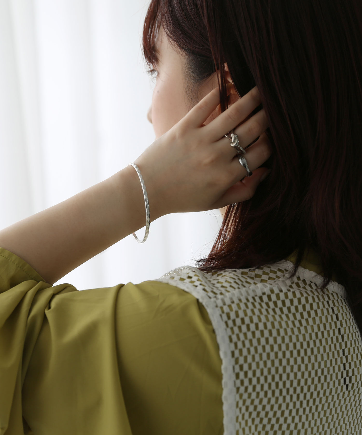  「槌目 クローズサークルバングル」|ブレスレット・バングル|