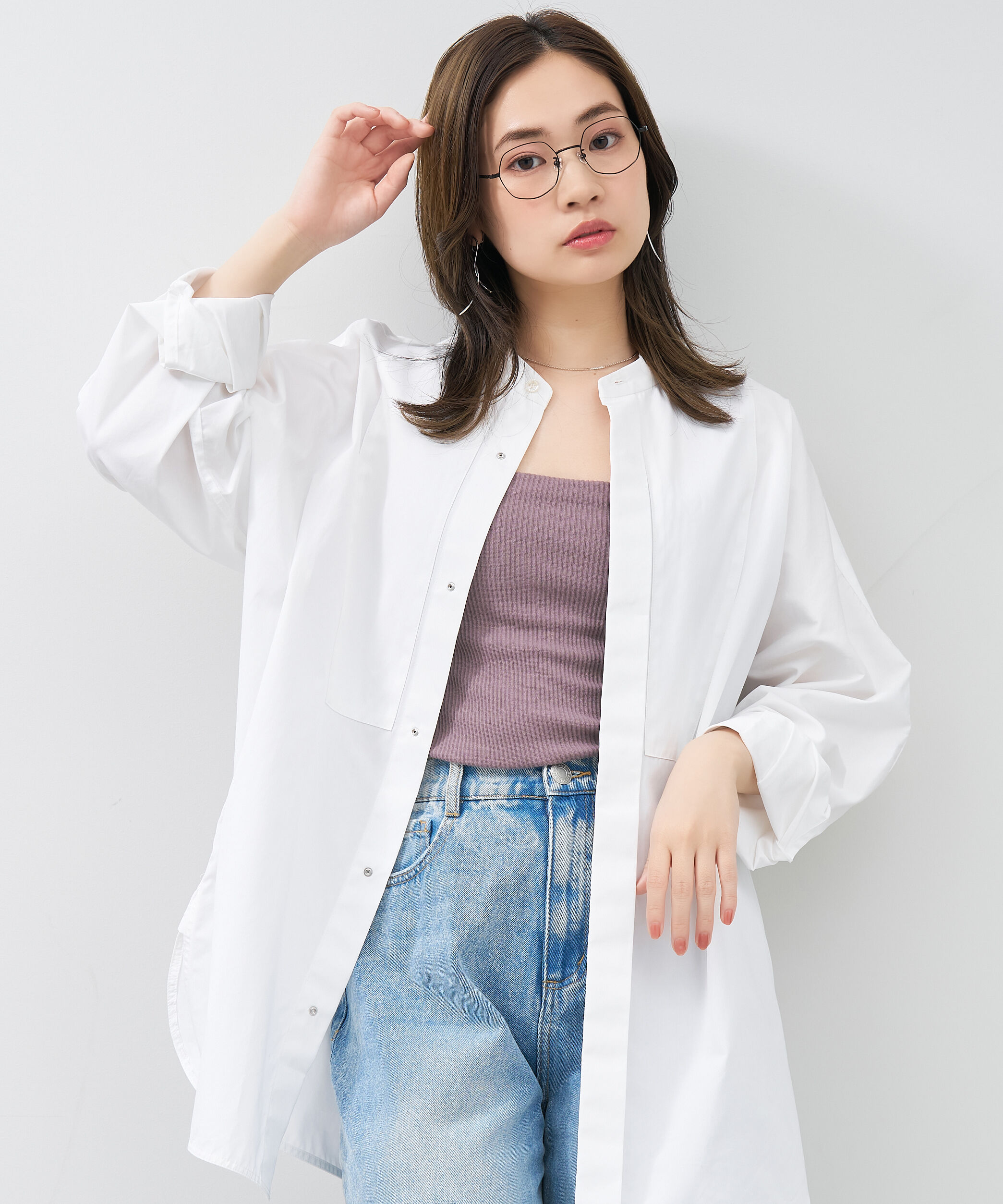  「ボストン型 ヘプタゴン 多角形 デザイン性のあるオシャレなメガネ｜メタル ユニセックス レンズ交換券付き」|メガネ|