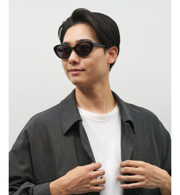  「Zoff｜サングラス｜フォックス型 キャッツアイ｜紫外線対策 UVカット」|サングラス|