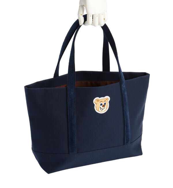 LOVERARY BY FEILER「オールドテディ　ワッペントートバッグ　L/OTE-163165」|トートバッグ|