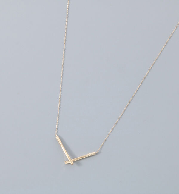 JUPITER「【K10】Vラインネックレス　＜長さ調整可能：36.1cm,最長: 39.6cm>」|ネックレス|ゴールド