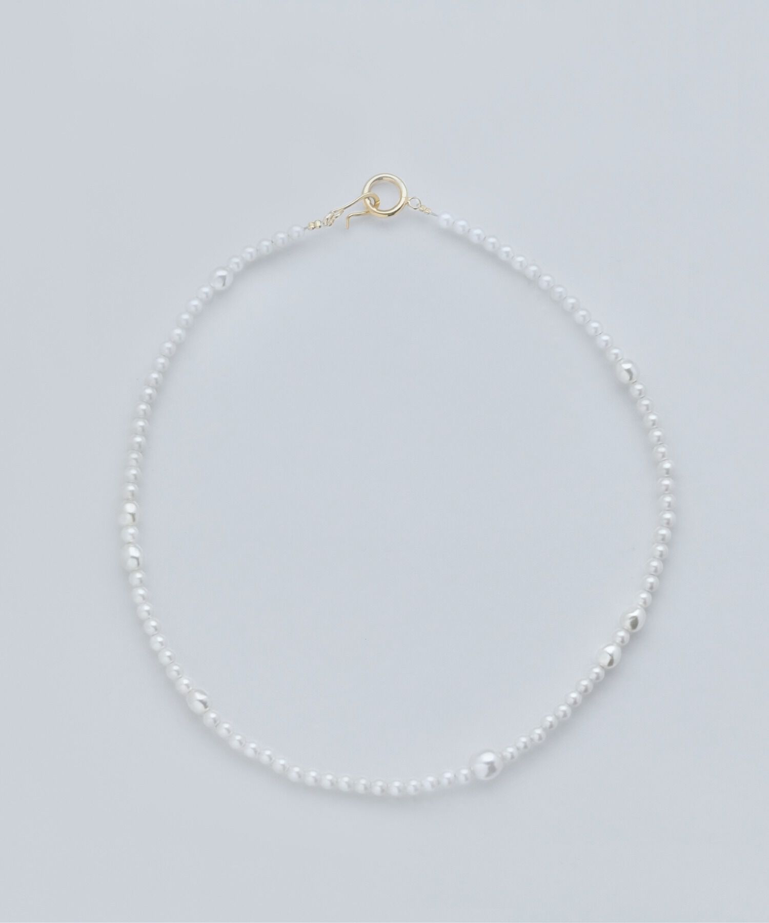 Phoebe「≪雑誌掲載≫【金属アレルギー対応】クラスアップパールネックレス」|ネックレス|