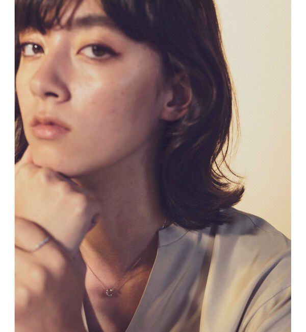 ete「K10MPG レイヤー ムーン ネックレス」|ネックレス|