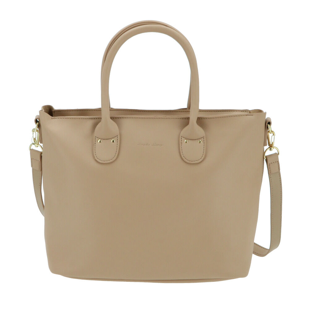 Legato Largo「レガートラルゴ トートバッグ 通販 レディース トート ファスナー付き きれいめ おしゃれ」|トートバッグ|ベージュ1