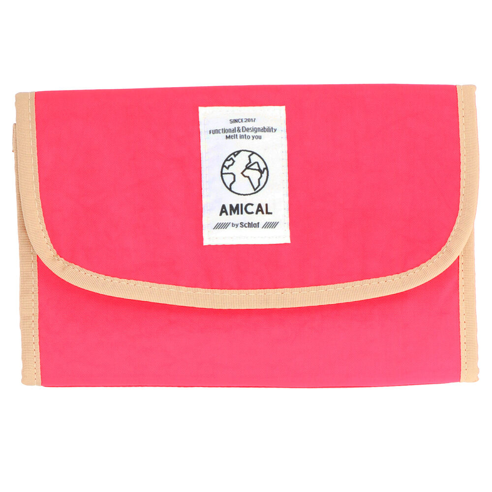 BACKYARD FAMILY「マルチケース 母子手帳 通販 母子手帳ケース おしゃれ かわいい シンプル 通帳ケース」|マタニティ・ママグッズ|ピンク1