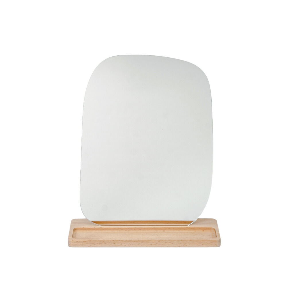 BACKYARD FAMILY「卓上ミラー おしゃれ 通販 鏡 かがみ ミラー かわいい ウェーブミラー 台座付き トレイ」|ミラー|その他3