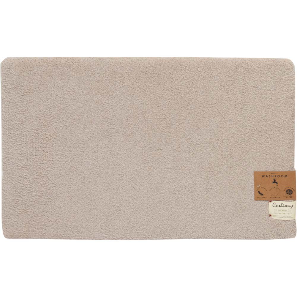 BACKYARD FAMILY「クッショニー バスマット 通販 50x80cm 洗面マット クッショニー2 洗面所マット マット」|その他|ベージュ1