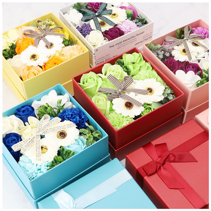 BACKYARD FAMILY「ソープフラワー ボックス 通販 入浴剤 フレグランスボックスアレンジ バスフレグランス 花の形」|入浴剤・バスグッズ|