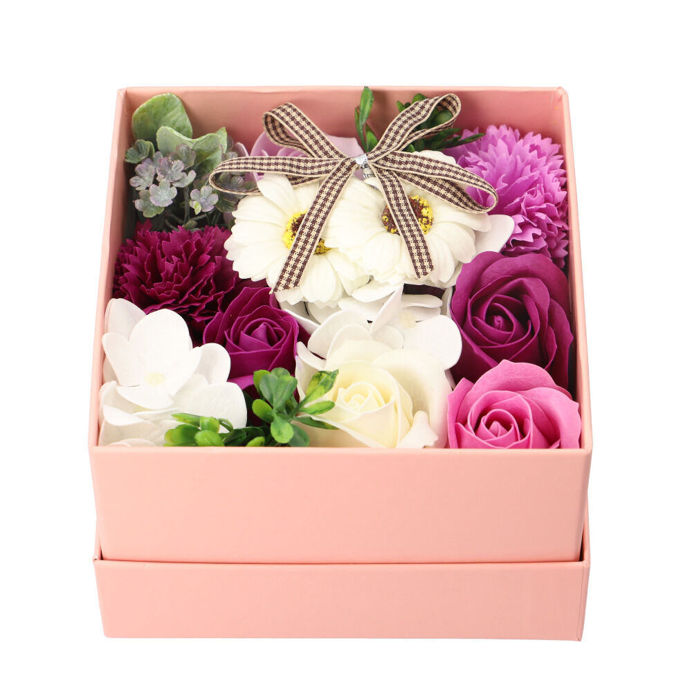 BACKYARD FAMILY「ソープフラワー ボックス 通販 入浴剤 フレグランスボックスアレンジ バスフレグランス 花の形」|入浴剤・バスグッズ|ピンク1