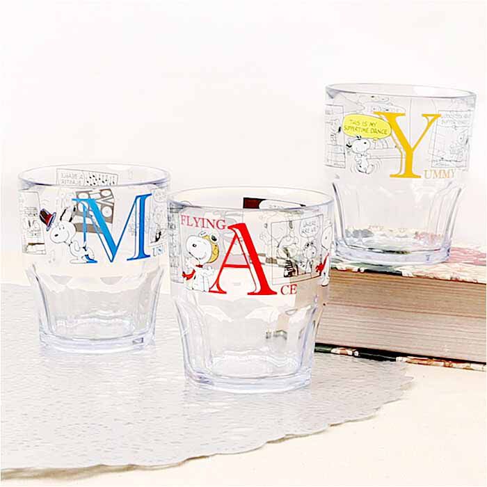 BACKYARD FAMILY「スヌーピー コップ 通販 プラコップ クリアプラカップ タンブラー 300ml カップ ピーナッツ」|食器・キッチングッズ|