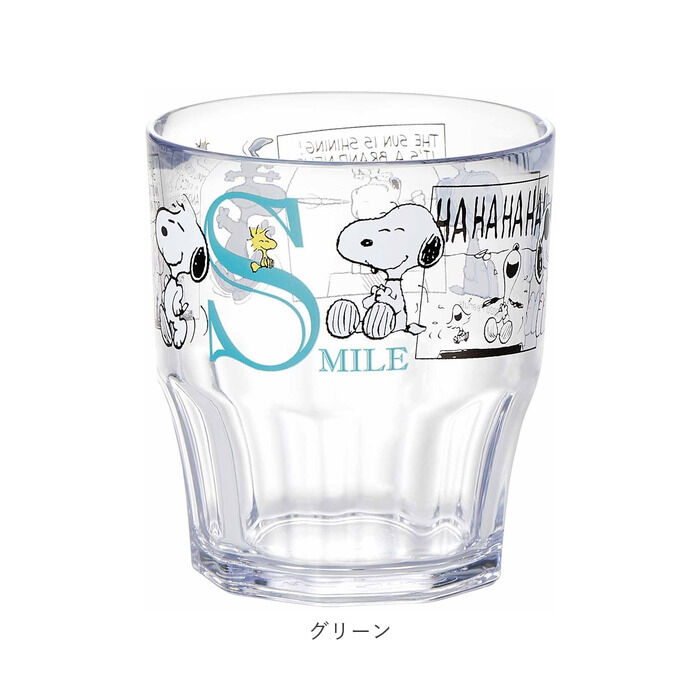 BACKYARD FAMILY「スヌーピー コップ 通販 プラコップ クリアプラカップ タンブラー 300ml カップ ピーナッツ」|食器・キッチングッズ|