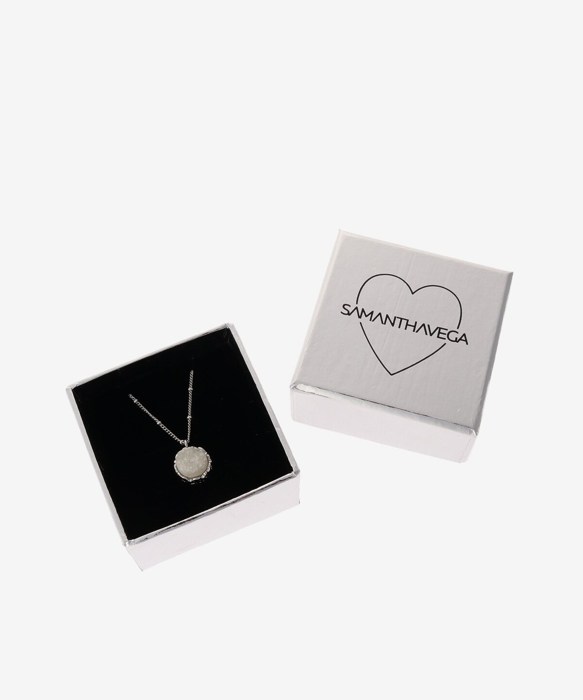 Samantha Vega「ラウンドクリアストーンネックレス」|ネックレス|